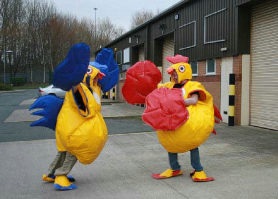Kokas Sumo yang unik Wrestler Blow Up Kostum Bahan Pelapis PVC Teraman Tinggi