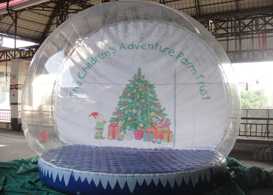 Customized Outdoor Snow Globe Inflatable High Transparency For Decoration