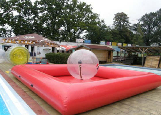 Kolam Renang Inflatable yang Disesuaikan 10mx6m Daya Tahan Tinggi untuk Memainkan Bola Air