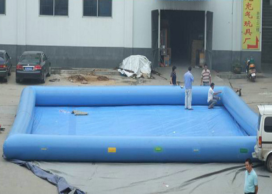 Movable Rectangle Inflatable Pool, Inflatable Above Ground Pools Easy Installation