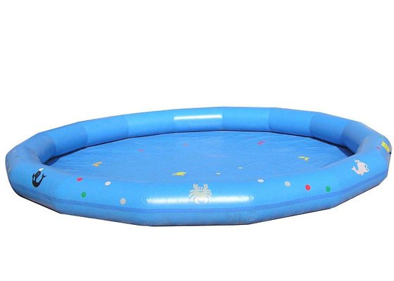 Plato Tarpaulin Inflatable Kolam Renang Baru Dirancang Double Needle Safe Stitching