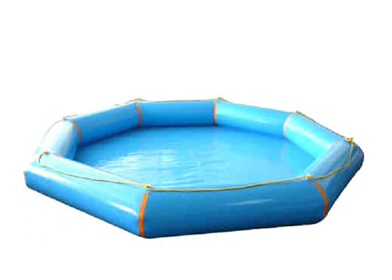 Plato Tarpaulin Inflatable Kolam Renang Baru Dirancang Double Needle Safe Stitching