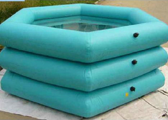 Eco Friendly Inflatable Swimming Pool Triple Tube Long Lifetime UL Disetujui