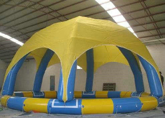 Round Roof Large Inflatable Pool Diameter Besar Dengan Aksesoris Pompa Air Listrik