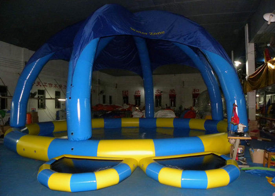 Round Roof Large Inflatable Pool Diameter Besar Dengan Aksesoris Pompa Air Listrik
