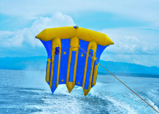 Perahu Tangkap Biru Dan Kuning Terbang, Mainan Hebat Besar Tahan Sunlight UV Resistant