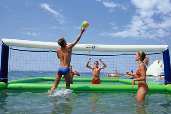 Taman Bermain Olahraga Bola Volley Inflatable 12mx6m Dimensi 2 Tahun Garansi