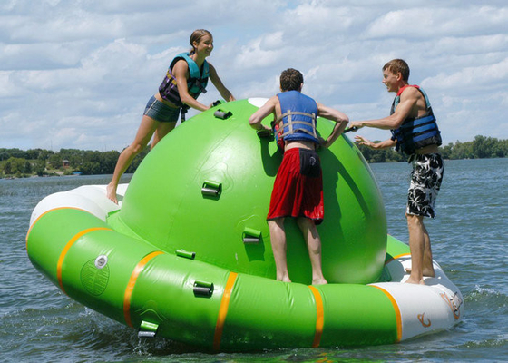 Rolling Outdoor Inflatable Saturn Rocker 3.5m Diameter Stable Welding Temperature