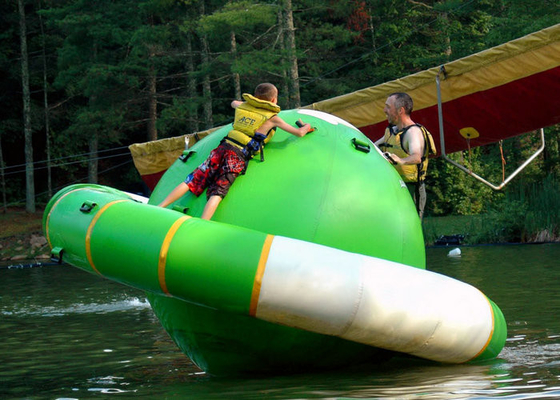 Rolling Outdoor Inflatable Saturn Rocker 3.5m Diameter Stable Welding Temperature