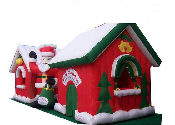 Desain Warna-warni Dekorasi Liburan Inflatable Dimensi Bebas Dimensi 9.5mx4m