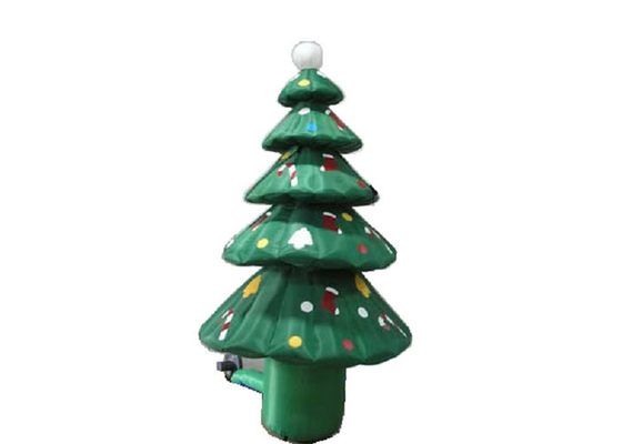 Promosi Periklanan Inflatable Christmas Tree PVC Coated Nylon Materials