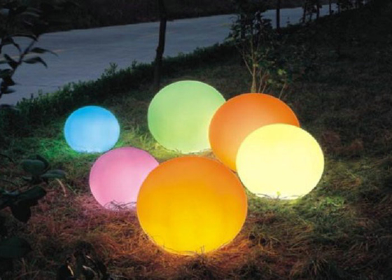 Lampu LED Light Up Inflatables PVC Helium Air Balloon Untuk Periklanan Langit