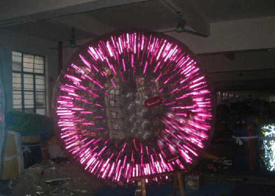 LED Lighted Inflatable Hamster Ball Waterproof Outdoor Amusement Sports Play