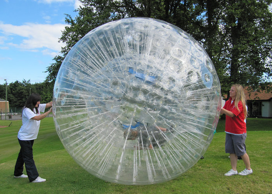 Bola Ramah Lingkungan Besar Blow Up Bubble Ball, Bola Hamster Inflatable Transparansi Tinggi