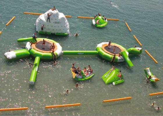 Desain Gabungan Taman Air Inflatable Memimpin Memungkinkan Safe For Kids Gratis