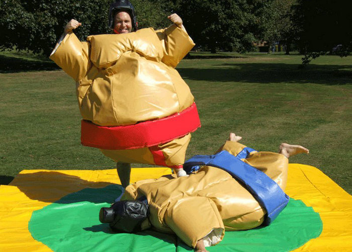Ukuran Dewasa Setelan Pertarungan Sumo, Kostum Sumo Suit No Pungent Smell PVC Tarpaulin