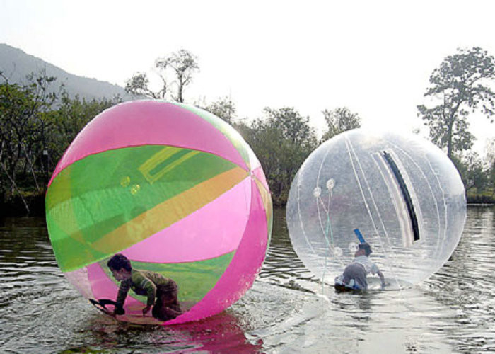 Sambungan Rope Safety Inflatable Walking Ball, Berjalan di Gelembung Air 2.0m 2.5m Diameter