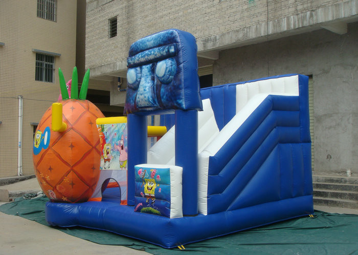 Outdoor Blow Up Jumping Castle, Rumah Bouncing Bounce House Dekorasi