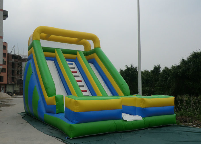 Custom Color Commercial Inflatable Slide Material Tarpaulin Tahan Lama